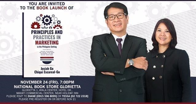 Book Launch Invite: Nov 24, 2017 (Friday), 7pm, National Book Store Glorietta 1 (near Holiday Inn) By Josiah Go
